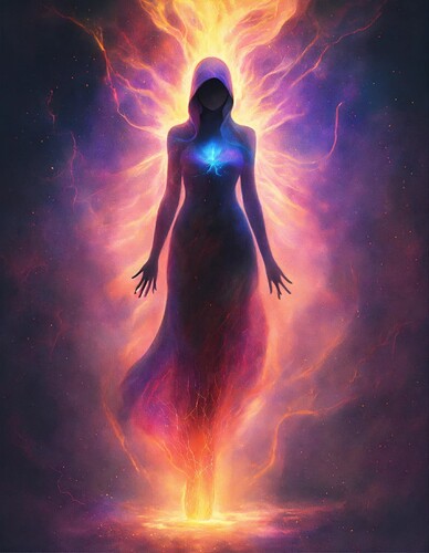 I draw an illustration of a female silhouette of a