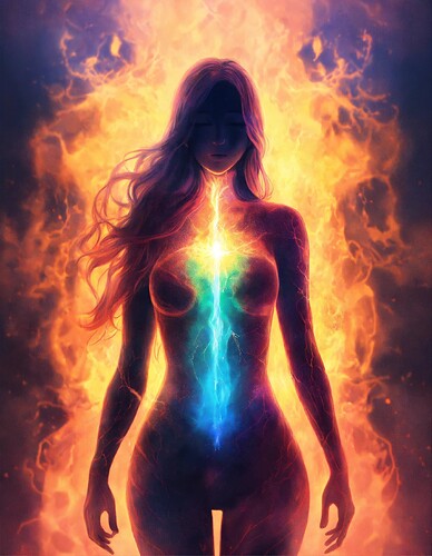 I draw an illustration of a female silhouette of a (1)