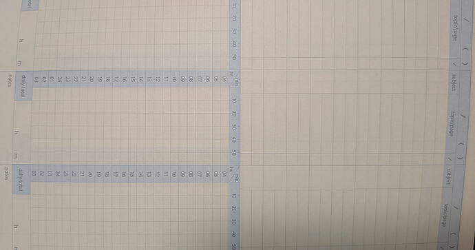 KOKUYO Campus Study Planner (ウィークリー罫)